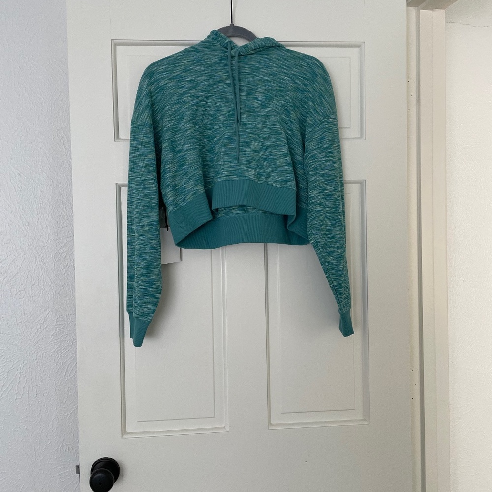 Turquoise hoodie